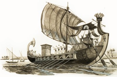 Egyptian galley by Peter Jackson